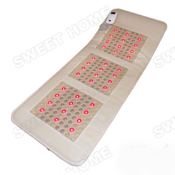 PEMF Therapy Photon LEDs Jade and Tourmaline Heating Mattress